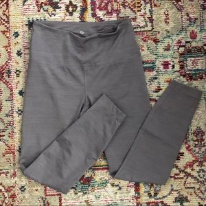 Purple spandex leggings